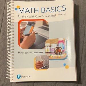 🚫Sold🚫Math Basics for Health Care Professional - Fifth Edition